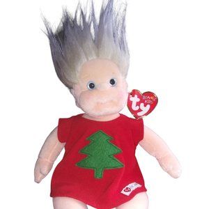 TY Beanie Kids NOELLE 2001 Retired Stuffed Bean Plush 11 Inch Toy Tag Errors